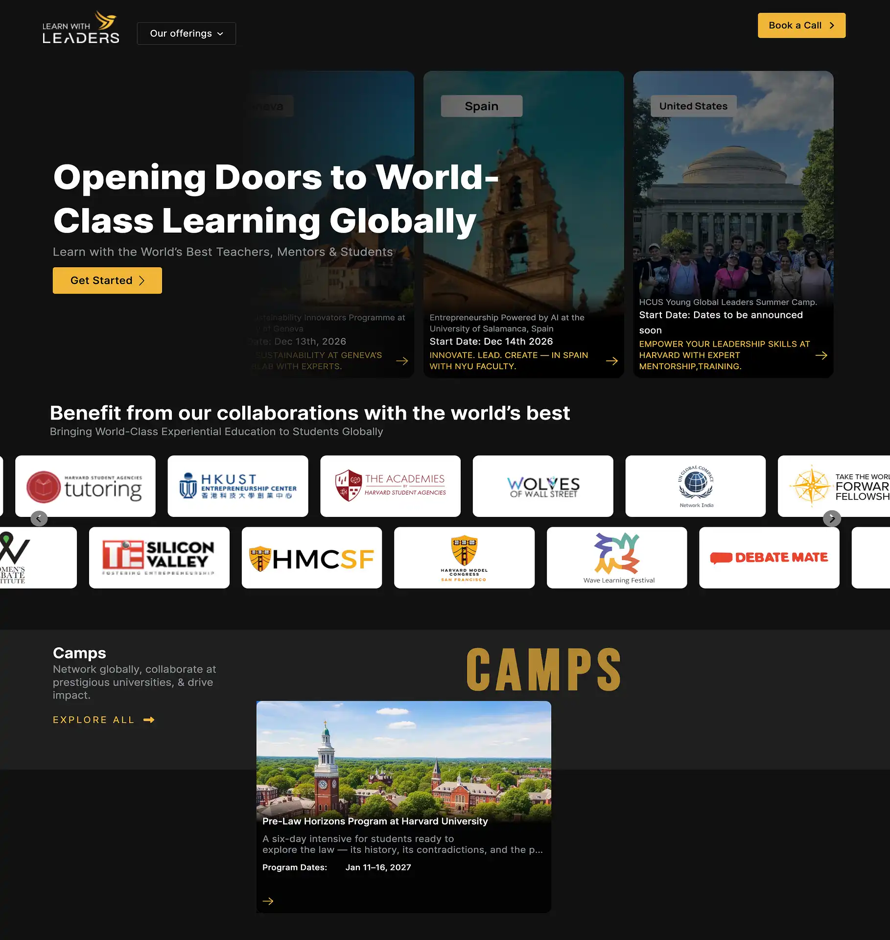 Learn With Leaders website